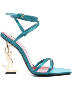 Saint Laurent 110Mm Opyum Sandalen - Groen