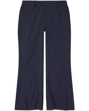 Closed Wharton Cropped Flared Trousers - Blue