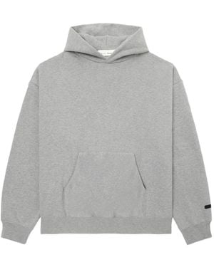 Essentials Logo-Print Hoodie - Grey