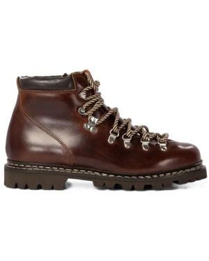 Paraboot Botas Avoriaz De Piel Con Cordones - Marrón
