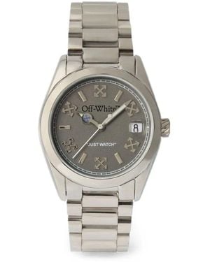 Off-White c/o Virgil Abloh Crossing Armbanduhr 32Mm - Grau