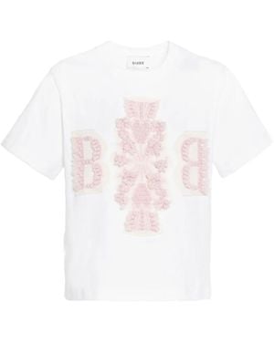 Barrie Embroidered-Logo T-Shirt - White