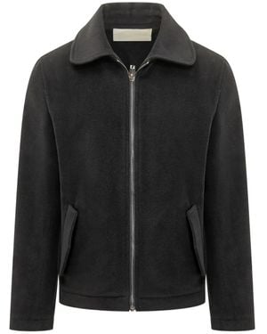 A PAPER KID Felted Jacket - Black