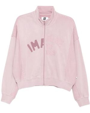 Izzue Felpa Con Inserti - Rosa