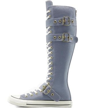 Converse Schnürstiefel mit Schnallenriemen - Blau