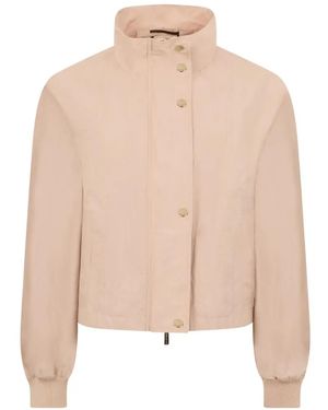 Moorer High-Neck Jacket - Natural