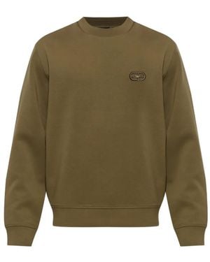 Emporio Armani Logo-Embroidered Sweatshirt - Green