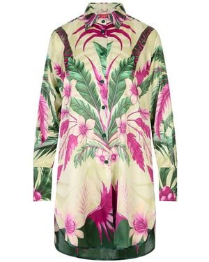 F.R.S For Restless Sleepers Aella Floral-Print Button-Down Shirt - White