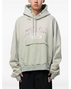 Maison Mihara Yasuhiro Sun-Faded Like Hoodie - Grey