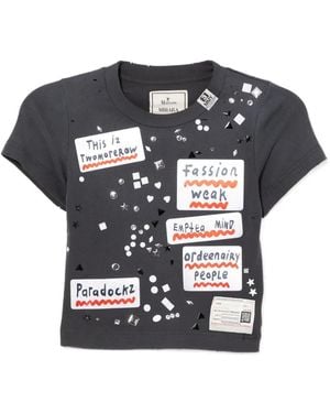 Maison Mihara Yasuhiro Printed T-Shirt - Black