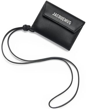 Jacquemus レザー 財布 - ブラック