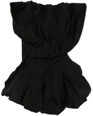 Magda Butrym Pleated Blouse - Black