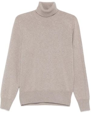 Brunello Cucinelli Jersey con cuello alto - Gris