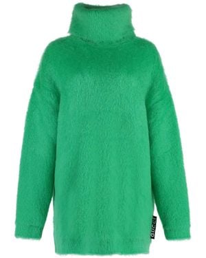 Gucci Sweaterjurk Van Mohair - Groen