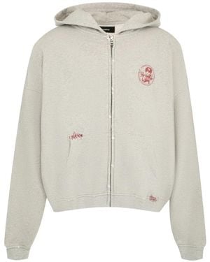 NAHMIAS Youth Enrichment Graphic-Print Zip-Up Hoodie - White