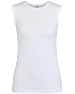 Tod's Sleeveless Top - White
