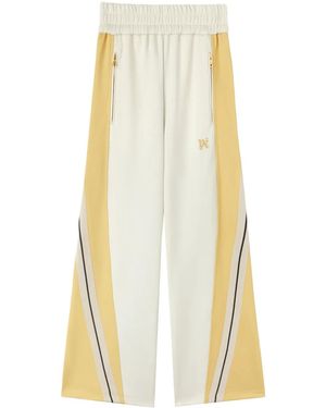 Palm Angels Colour-Block Track Trousers - Yellow