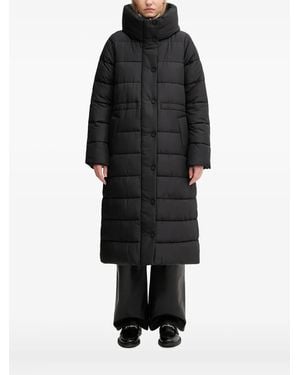 Barbour Button-Fastening Padded Coat - Black