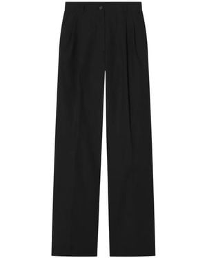 A.P.C. Ginny Pleated Tailored Pants - Black