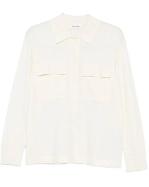 P.A.R.O.S.H. Buttoned-Pocket Shirt - White