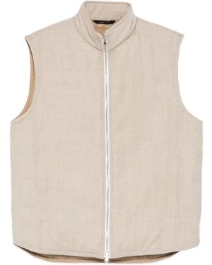 Briglia 1949 Parker Sleeveless Gillet - Natural