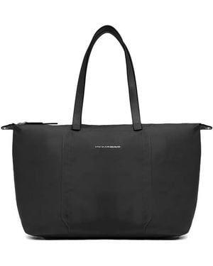 Piquadro Logo-Plaque Laptop Tote Bag - Black