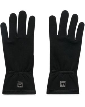 66 North Vík Logo-Print Gloves - Black