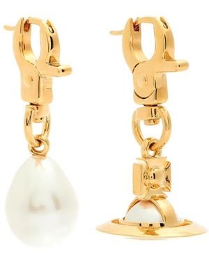 Vivienne Westwood Small Claude Earrings - Metallic