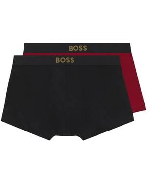BOSS Gift-Boxed Two-Pack Of Trunks - Black