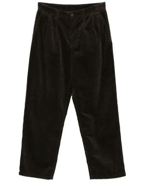 Carhartt Corduroy Straight-Leg Pants - Black