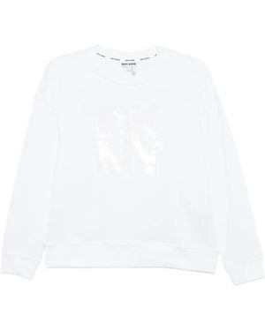 DKNY Sequin-Embellished Sweatshirt - White