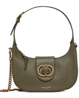 Kurt Geiger Embellished Chain Satchel - Grey