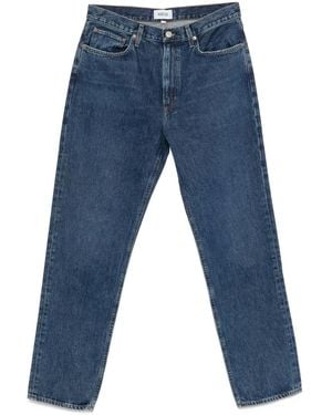 Agolde Cotton Straight-Leg Jeans - Blue