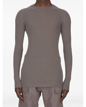 Rick Owens Sweater Met Ronde Hals - Grijs