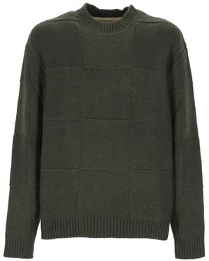 Anerkjendt Pullover Mit Kontrasteinsätzen - Grün