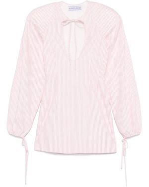 ROWEN ROSE Striped Mini Dress - Pink