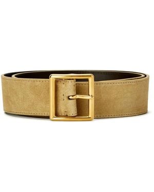 Nili Lotan Marcela Suede Belt - メタリック