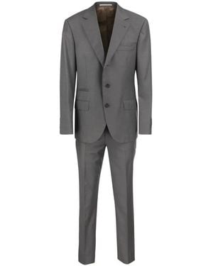 Brunello Cucinelli Tailored Wool Blazer - Grey