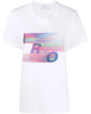IRO Graphic Logo-Print T-Shirt - White