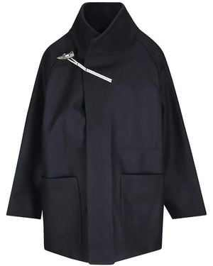 Cini Burchione Toggle-Fastening Coat - Blue