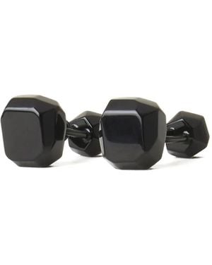 Lanvin Faceted Chain Cufflinks - Black