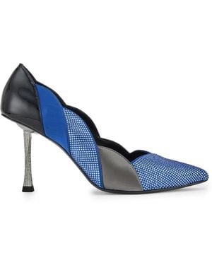 Kat Maconie Zapatos De Tacón Divina Con Detalles De Cristal - Azul