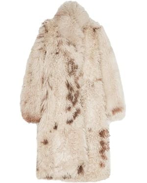 Remain Shearling Coat - Natural
