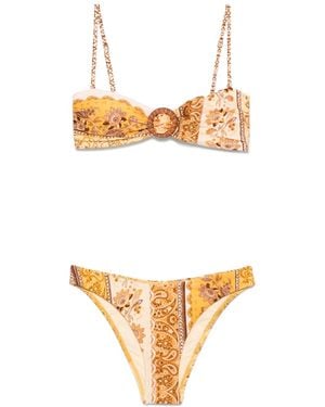 Zimmermann Bikini Lucky Bamboo Ring - Blanc