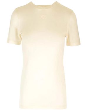 Loewe Knot-Detail Open-Back T-Shirt - White