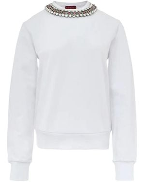 Gucci Sweater Met Ronde Hals - Wit