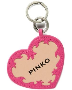 Pinko Heart-Shape Keyring - Pink
