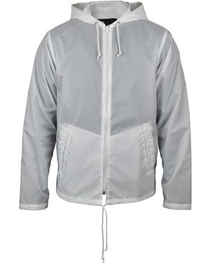 Comme des Garçons Drawstring Print Jacket - Grey