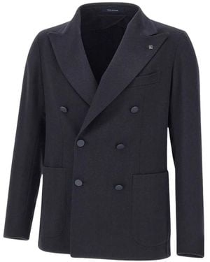 Tagliatore Blazer Met Dubbele Rij Knopen - Blauw
