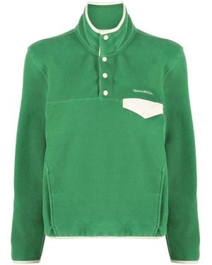 Sporty & Rich ファンネルネック プルオーバー - グリーン